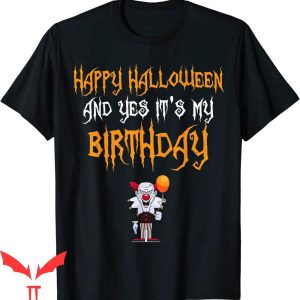 IT The Clown T-Shirt Horror Clown Face Scary Halloween IT