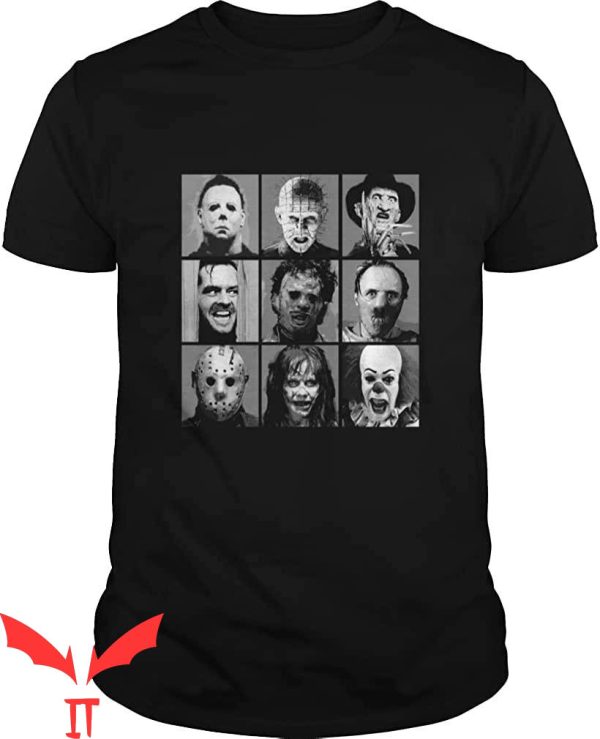 IT The Clown T-Shirt Horror Halloween Face IT The Movie