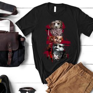 IT The Clown T-Shirt Horror Movie Killers Pennywise Clown