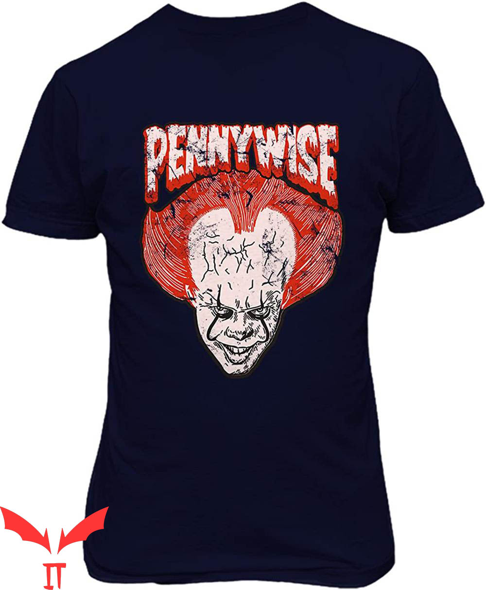 IT The Clown T-Shirt Horror Movie Novelty Tee King Pennywise
