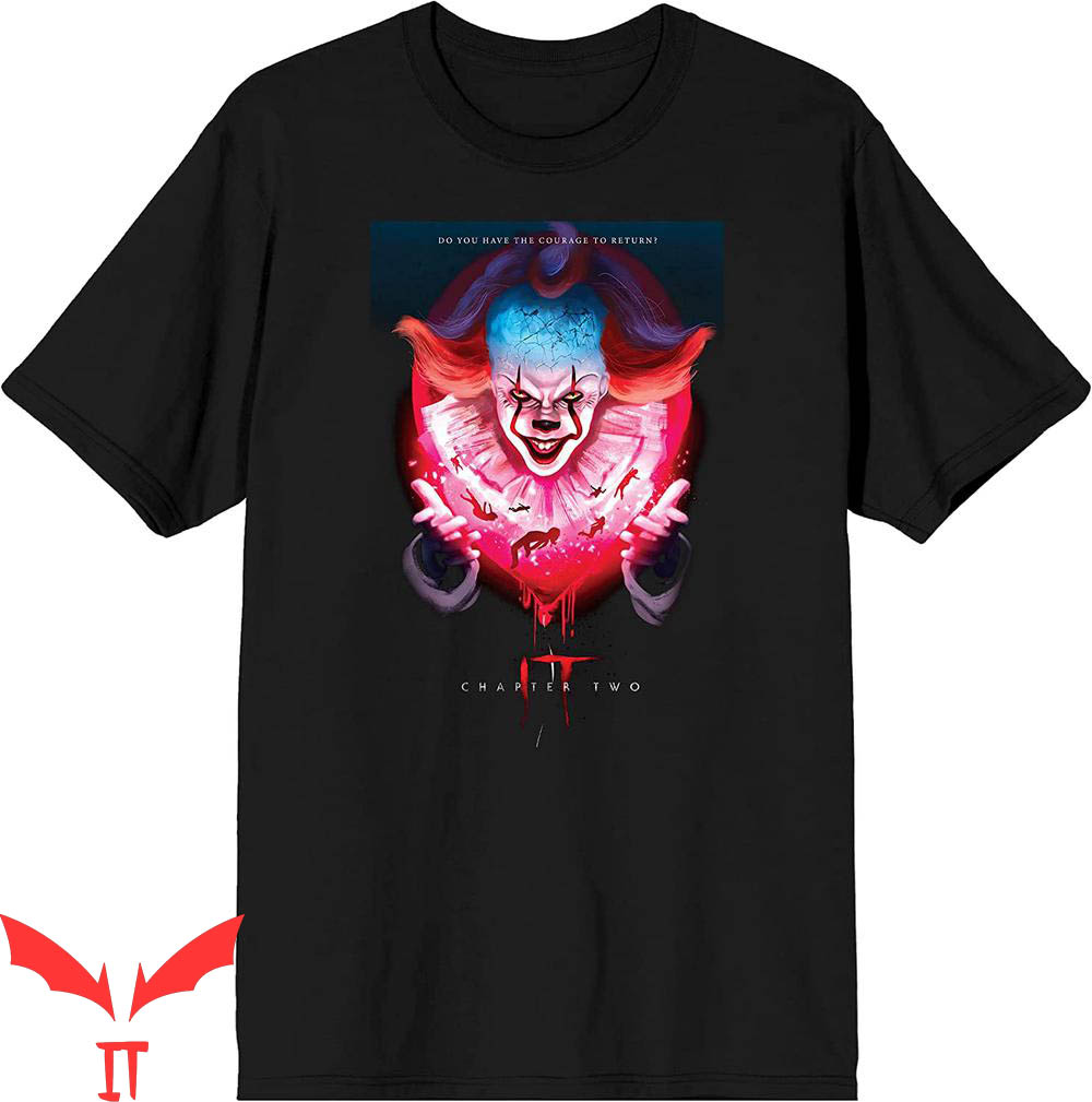 IT The Clown T-Shirt IT Pennywise Graphic Horror Movie