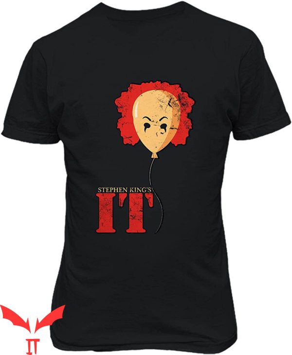 IT The Clown T-Shirt IT Steven King Scary Horror Clown Face
