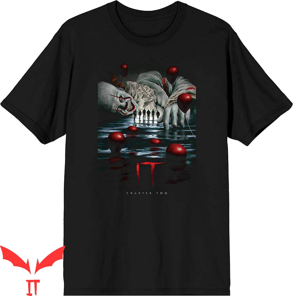 IT The Clown T-Shirt IT The Movie Pennywise Cityscape Scary