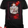 IT The Clown T-Shirt IT Want You to Float Clown Red Balloon