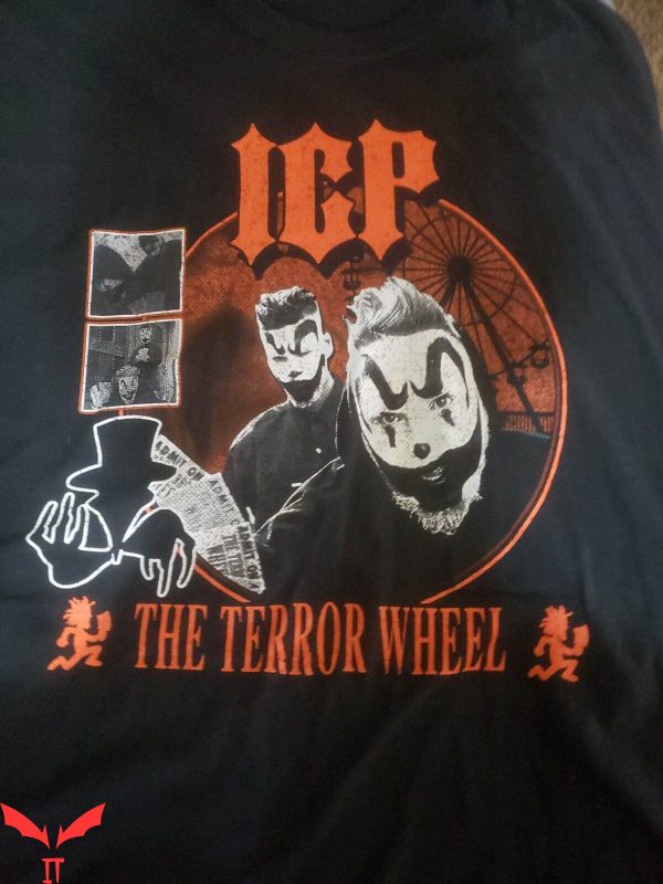 IT The Clown T-Shirt Insane Clown Posse The Terror Wheel