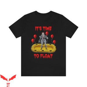 IT The Clown T-Shirt It’s Time To Float Scary Clown Movie