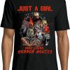 IT The Clown T-Shirt Just A Girl Who Loves Horror Movies
