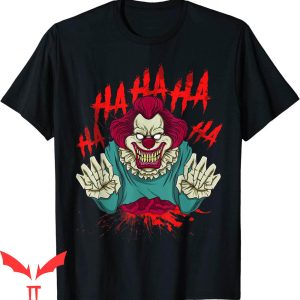 IT The Clown T-Shirt Killer Clown Horror Scary IT The Movie