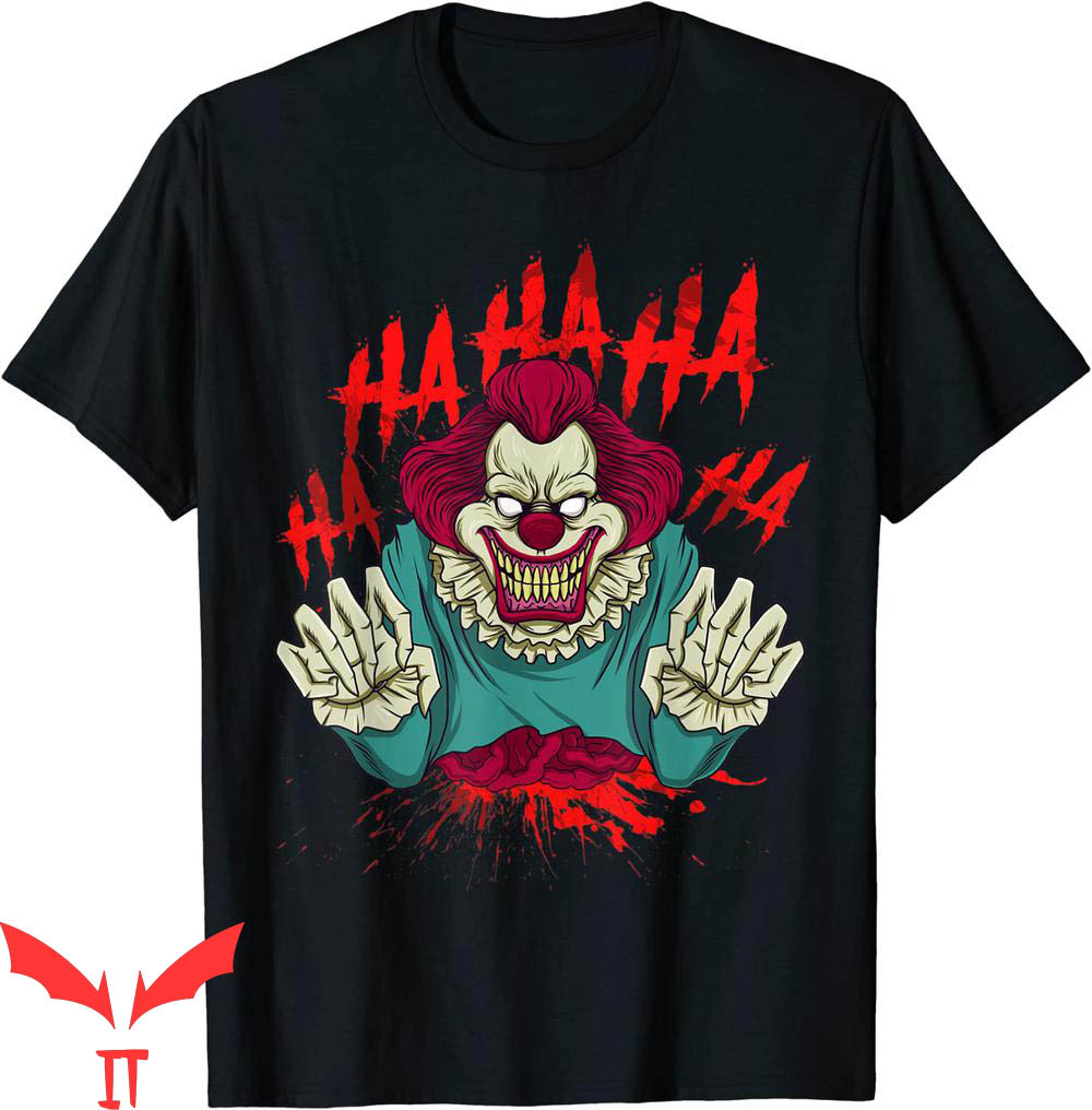 IT The Clown T-Shirt Killer Clown Horror Scary IT The Movie