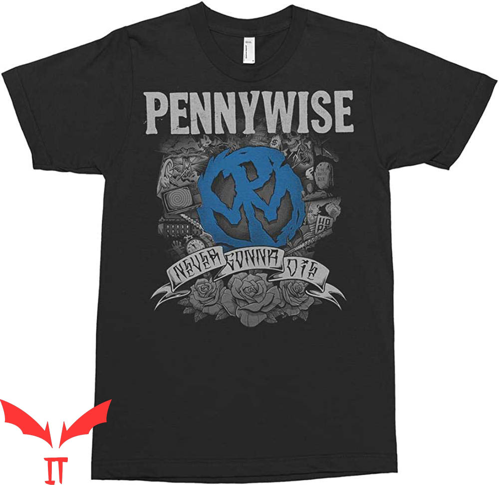 IT The Clown T-Shirt King's Road Pennywise Never Gonna Die