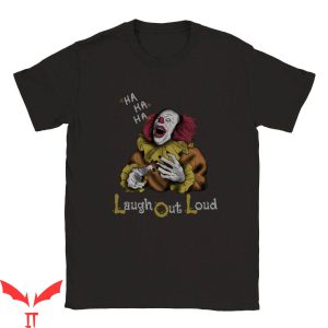 IT The Clown T-Shirt Laugh Out Loud Creepy Scary Clown