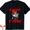 IT The Clown T-Shirt Looming Pennywise Flashlights Portrait