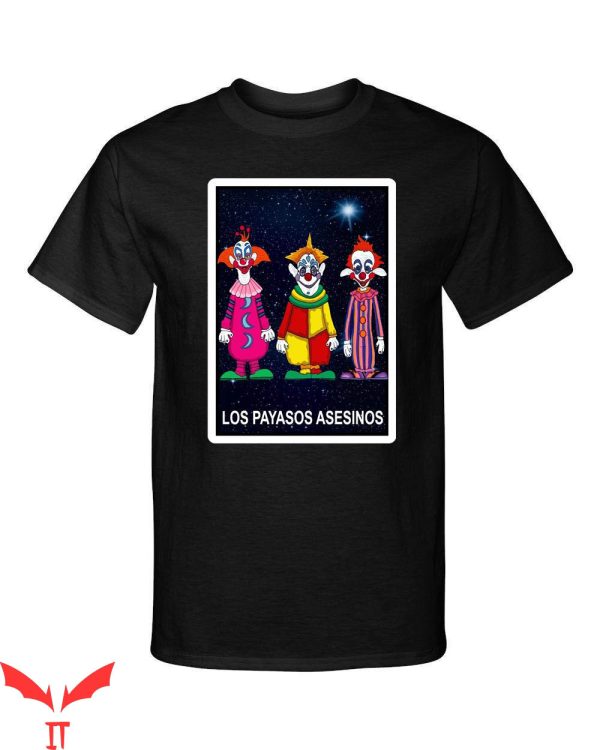 IT The Clown T-Shirt Los Payasos Asesinos Killer Clowns