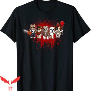 IT The Clown T-Shirt My Little Horror Crew Halloween Cat Tee