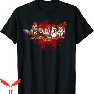 IT The Clown T-Shirt My Little Horror Crew Halloween Chicken
