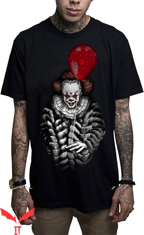 IT The Clown T-Shirt Pennywise Halloween Tee Shirt IT Movie