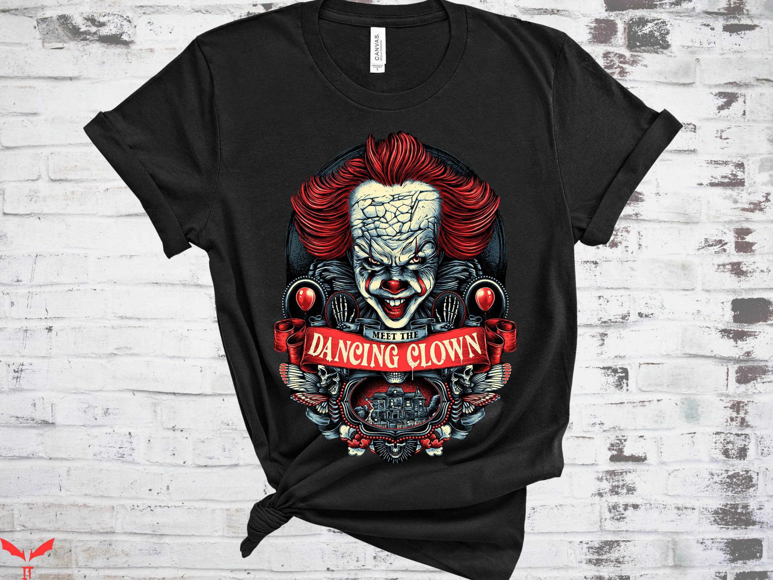 IT The Clown T-Shirt Pennywise Meet The Dancing Clown