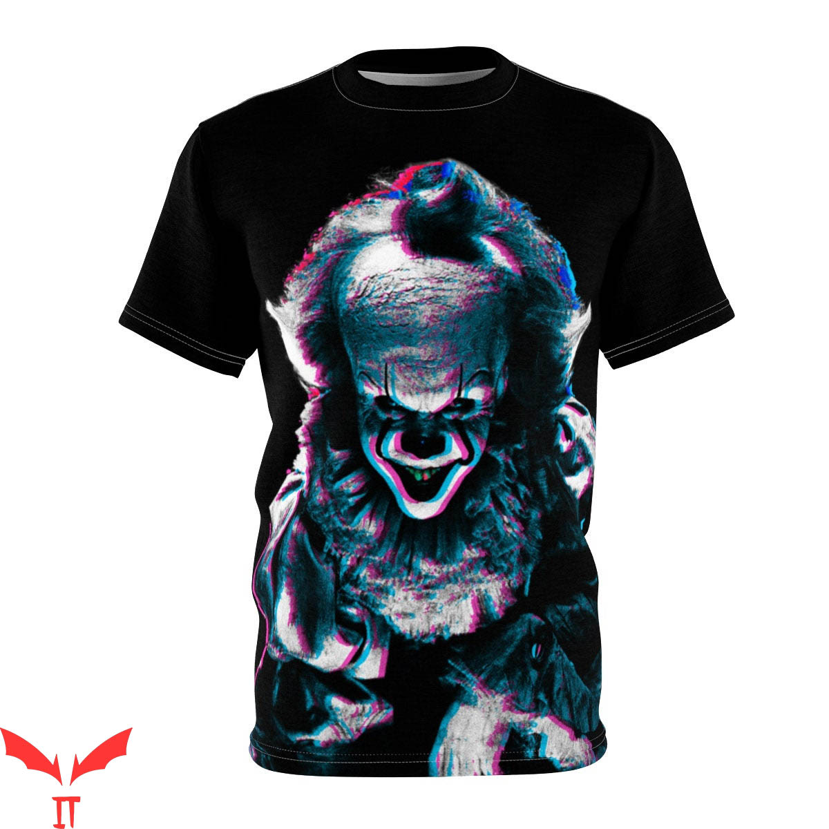 IT The Clown T-Shirt Popcorn Pennywise Clown Scary Movie