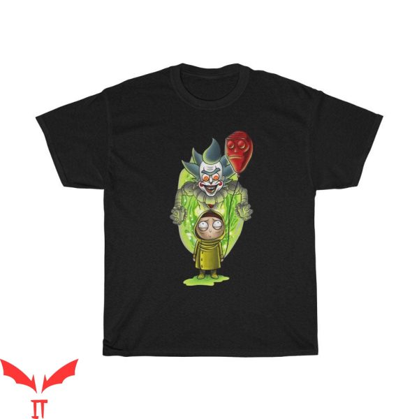 IT The Clown T-Shirt Rick And Morty Cartoon Scary Clown