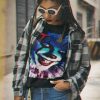 IT The Clown T-Shirt Scary Ceepy Clown Face Horror Movie