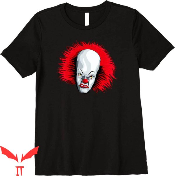 IT The Clown T-Shirt Scary Clown Angry Red Hair IT The Movie