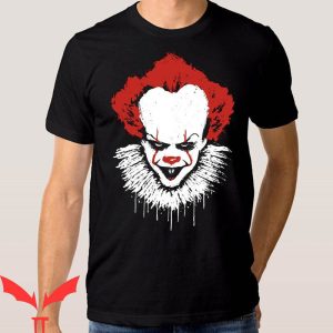 IT The Clown T-Shirt Scary Clown Face Horror IT The Movie