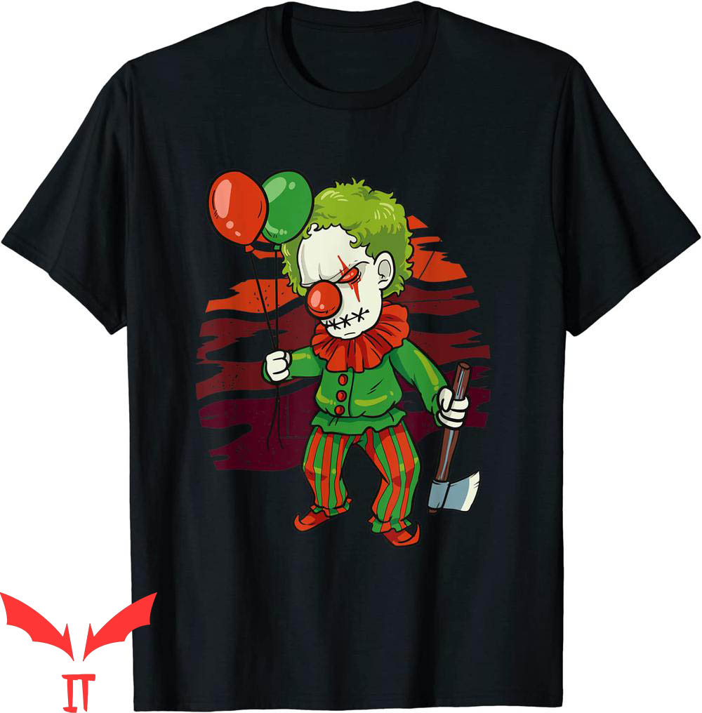 IT The Clown T-Shirt Scary Clown Halloween IT The Movie