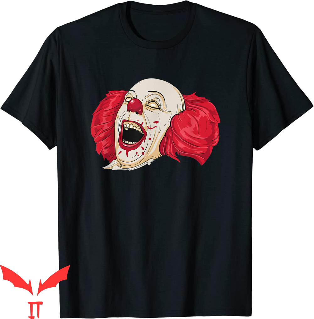 IT The Clown T-Shirt Scary Clown Horror Tee IT The Movie