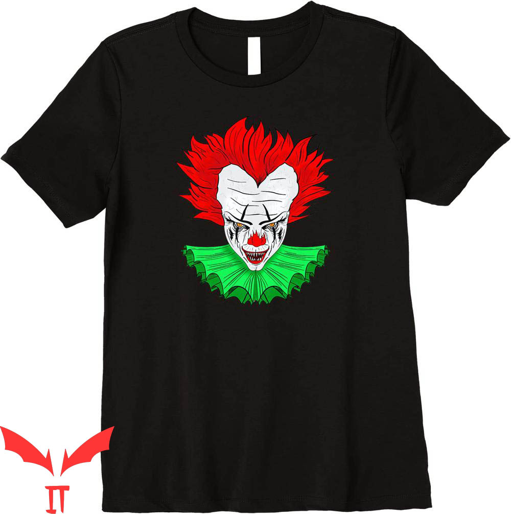 IT The Clown T-Shirt Scary Clown Menacing Horror IT Movie