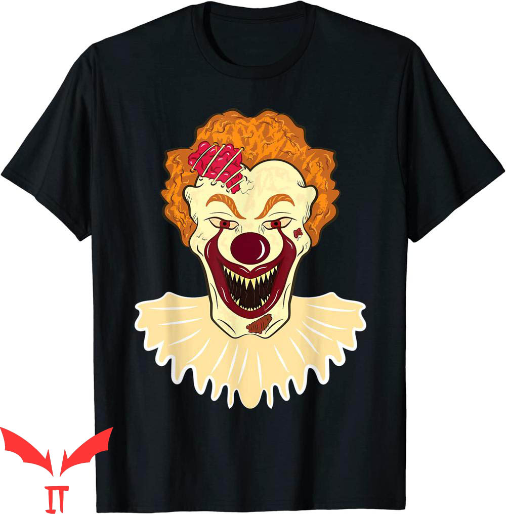 IT The Clown T-Shirt Scary Killer Clown Costume Vintage