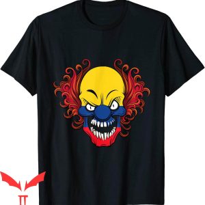 IT The Clown T-Shirt Scary Killer Clown Halloween IT Movie