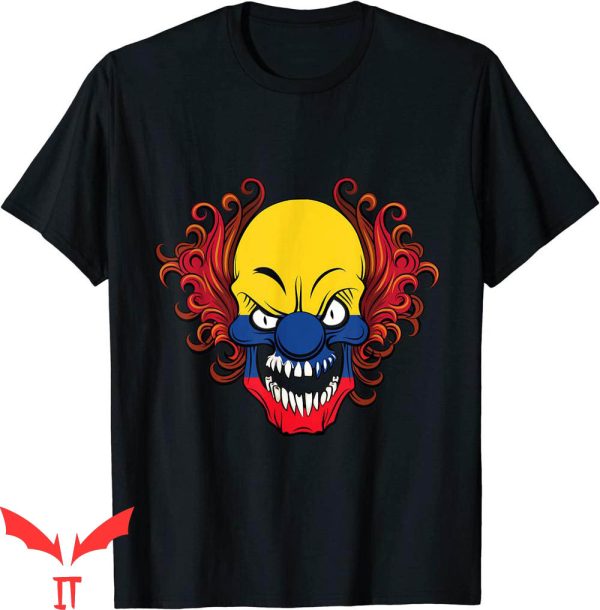 IT The Clown T-Shirt Scary Killer Clown Halloween IT Movie