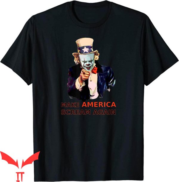 IT The Clown T-Shirt Scary Killer Clown Shirt Creepy Evil