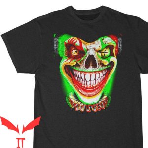 IT The Clown T-Shirt Scary Spooky Colorful Halftone Clown