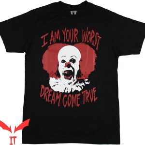 IT The Clown T-Shirt Stephen King's IT Worst Dream Come True