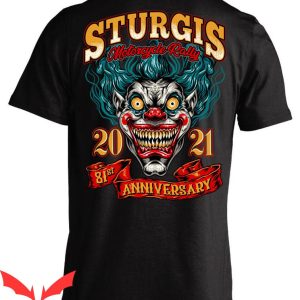 IT The Clown T-Shirt Sturgis Motorcycle Rally 81st Anniversary