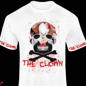 IT The Clown T-Shirt The Clown Caricature Horror Movie