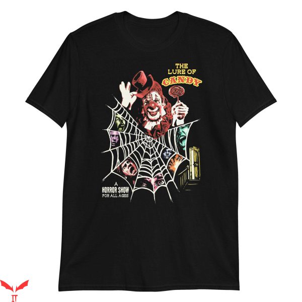 IT The Clown T-Shirt The Lure of Candy Original Scary Clown