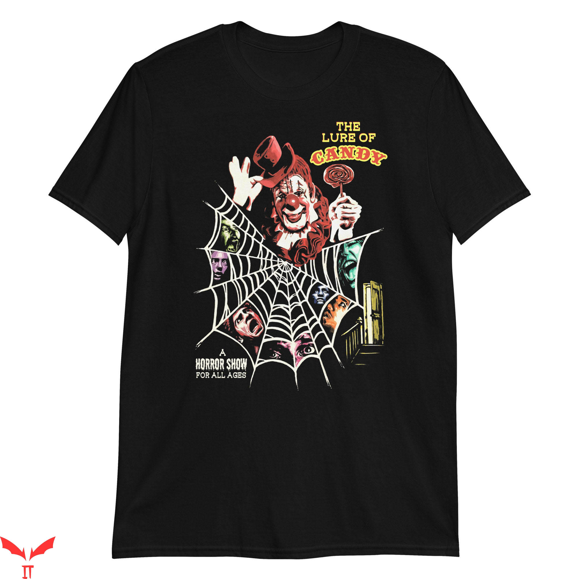 IT The Clown T-Shirt The Lure of Candy Original Scary Clown