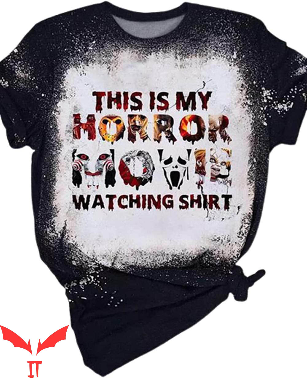IT The Clown T-Shirt This Is My Horror Movie Watching IT