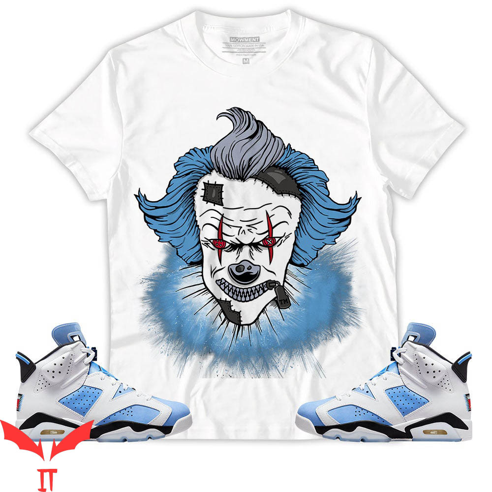 IT The Clown T-Shirt University Blue Head Misunderstood Clown