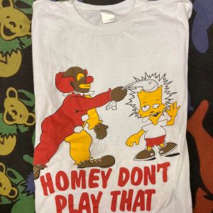 IT The Clown T-Shirt Vintage Homey The Clown x Bart