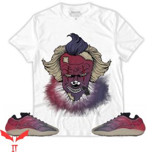 IT The Clown T-Shirt Yeezy 700 V3 Fade Carbon Scary Clown