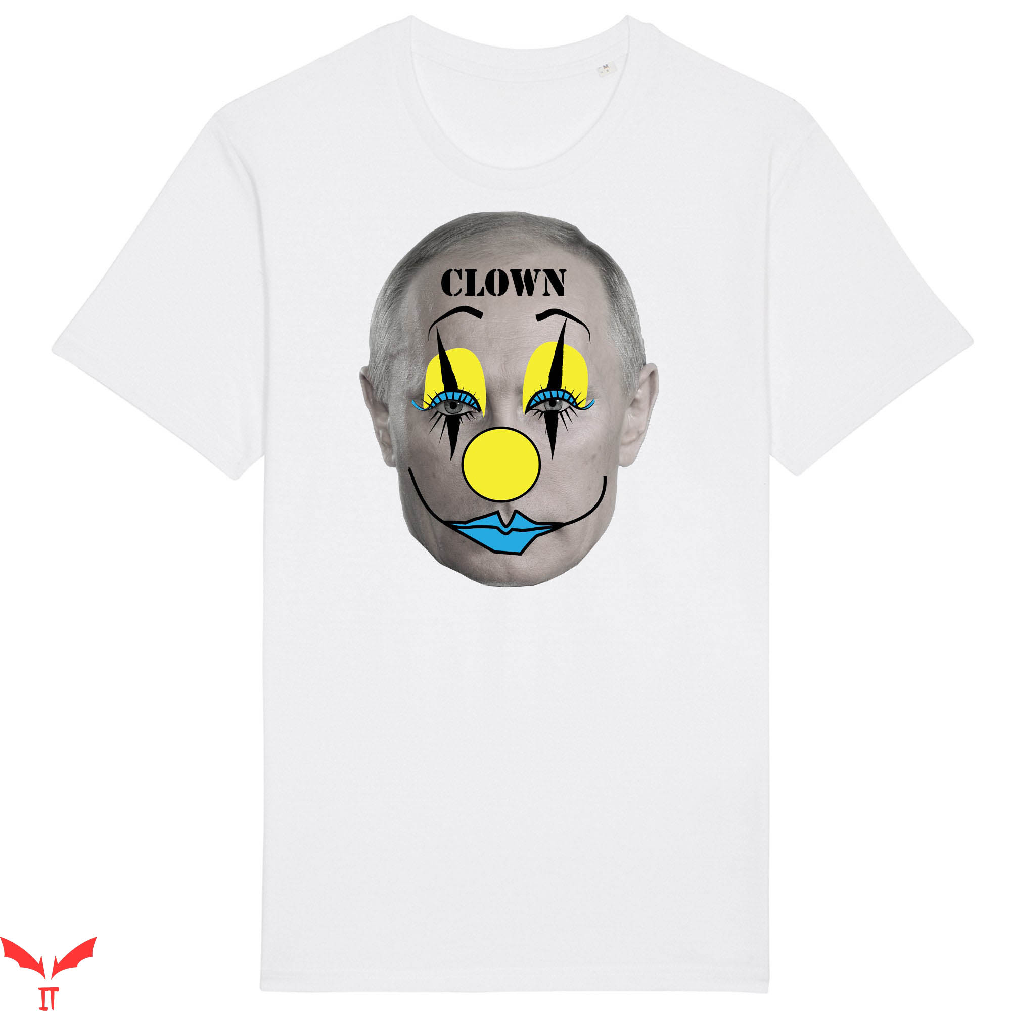 IT The Clown T-Shirt Yellow Nose Clown Horror IT The Movie