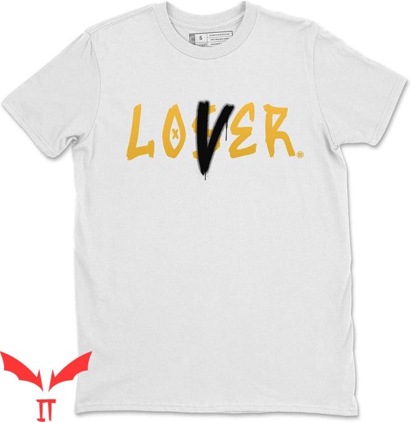 Lover Loser T-Shirt 1 Retro Yellow Gold Black Matching