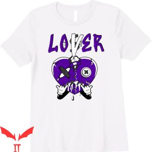 Lover Loser T-Shirt 3 Retro Dark Iris Tee Heart Drippin