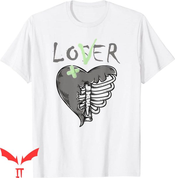 Lover Loser T-Shirt 5 Retro Green Bean Heart T-Shirt