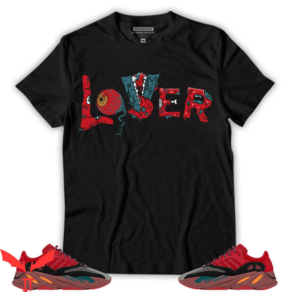Lover Loser T Shirt 700 Hi-Res Red Loser Lover Dripping