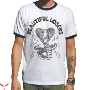 Lover Loser T Shirt Beautiful Loser Snake Logo Ringer