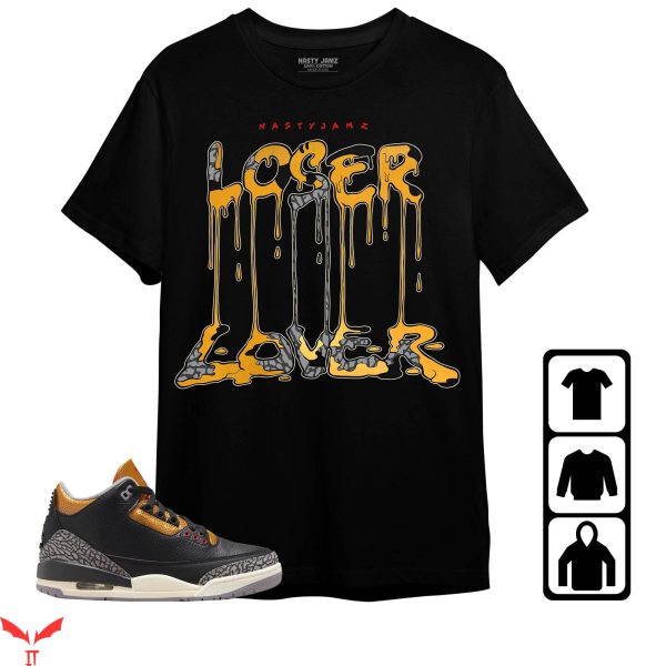 Lover Loser T Shirt Black Cement Gold Loser Lover Drippin